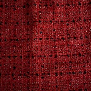 Red Tweed Skirt Size 14W